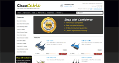 Desktop Screenshot of ciscocableshop.com